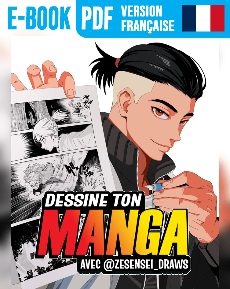 Dessine ton MANGA avec @zesensei_draws - Livre Digital PDF - Français